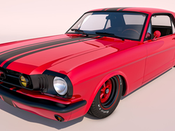 1965, Zabytkowy, Ford Mustang GT Coupe