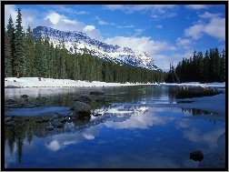 Góry, Alberta, Kanada, Rzeka