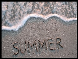 Lato, Plaża, Woda