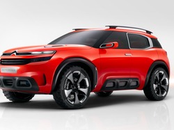 2015, Czerwony, Citroen Aircross Concept