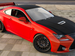 2015, Czerwono-czarny, Lexus RC F