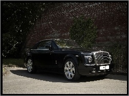 4K, Czarny, Rolls-Royce Phantom Drophead