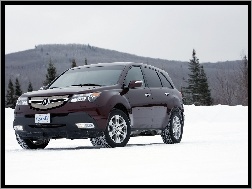 4x4, Śnieg, Acura MDX, Ontario