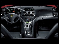 Ferrari 550, Kierownica
