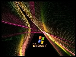 Abstrakcja, Windows 7, Operacyjny, System, Logo