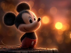 Myszka Miki, Grafika AI