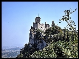 Akacje, Ruiny, Zamek, San Marino, Ska�y