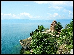 Albania, Św.Jovan Kaneo, Kościół, Jezioro