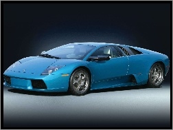 Alufelgi, Lamborghini Murcielago, Niebieskie, Chromowane