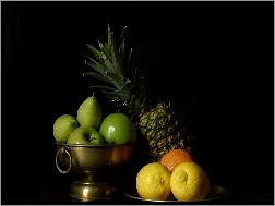 Cytrusy, Ananas, Jabłka