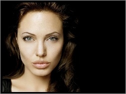 Angelina Jolie, brązowe włosy