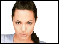 Angelina Jolie, niebieski top
