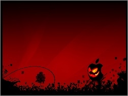 Logo, Apple, Halloween