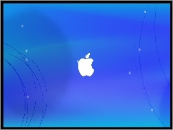 Tło, Apple, Niebieskie