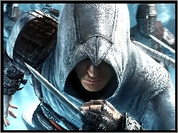 Assassins Creed, mężczyzna, postać, sztylet