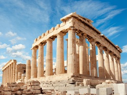 Ateny, Kolumny, Zabytek, Ruiny, Grecja, Partenon