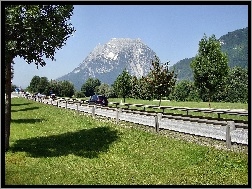 Austria, Droga, Góry, Auta