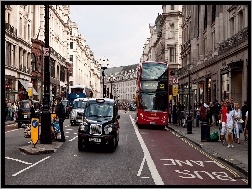 Przystanek, Anglia, Londyn, Autobusowy, Ulica