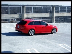 Audi A4 B8, Czerwone, Avant