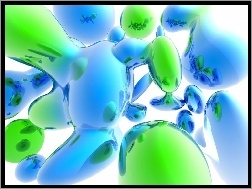 balony, Wektorowa, 3D, kolorowe