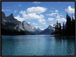 Jezioro, Banff, Góry