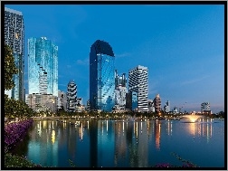 Bangkok, Drapacze Chmur, Rzeka