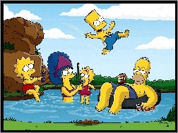 Basen, Rodzina, The Simpsons
