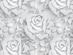 Tekstura, Białe, Róże