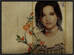 Bill Kaulitz, kwiatek, Tokio Hotel, łańcuszek