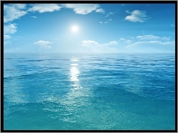 Morze, Błękitne, Niebo