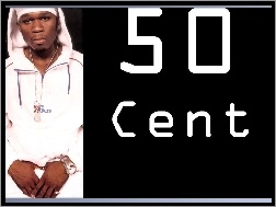 Bluza, Zegarek, 50 Cent, Biała