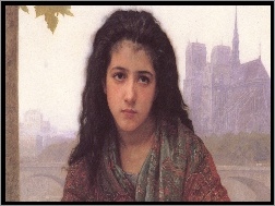 Bouguereau, Kościół, Dziewczyna, Reprodukcja