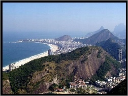 Brazylia, Copacabanabeach, Plaża, Rio de Janeiro