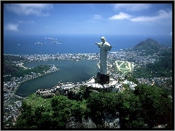 Brazylia, Jezus, Rio De Janeiro, Widok