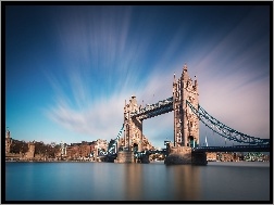 Rzeka, Most, Londyn, Wielka Brytania, Tower Bridge