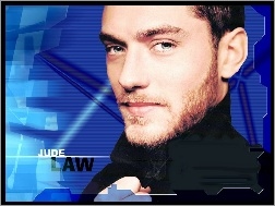 broda, Jude Law, niebieskie oczy