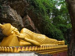 Budda, Louangphrabang, Laos, Posąg