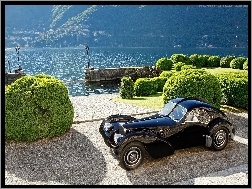 Bugatti, Włochy, Jezioro Como, Auto
