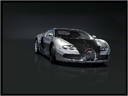 Bugatti Veyron, Czarno, Srebrne