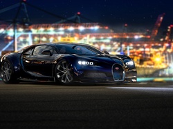 Bugatti Chiron, Forza Motorsport, Gra, Czarny