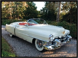 Cadillac Eldorado, Biały, Samochód Zabytkowy, Kabriolet