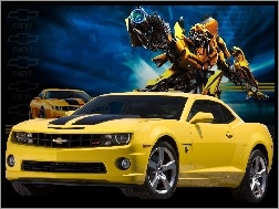 Camaro, Żółty, Transformers, Chevrolet