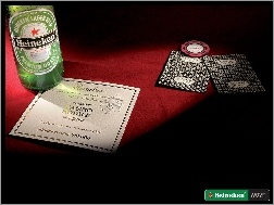 Casino Royale, Heineken, Piwo, Wizytówki