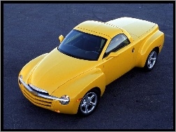 Żółty, Chevrolet, Pickup