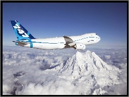 Chmury, 747, Boeing, Góry