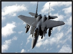 Chmury, Myśliwiec, Samolot, F-16