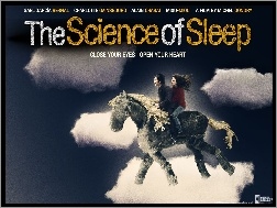 ludzie, chmury, koń, The Science Of Sleep, niebo