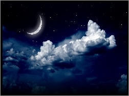 Noc, Chmury, Niebo