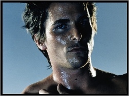 Christian Bale, mokra twarz