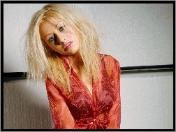 Christina Aguilera, słodka, blondynka
